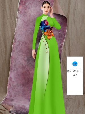 Vải Áo Dài Hoa In 3D Mới Ra AD 24511 19 Vai Ao Dai Hoa In 3D Moi Ra AD 24511