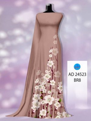 Vải Áo Dài Hoa In 3D Thu Hút AD 24523 19 Vai Ao Dai Hoa In 3D Thu Hut AD 24523