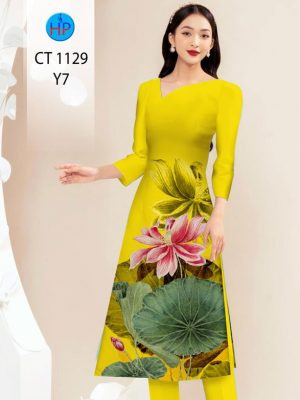 Vải Áo Dài Hoa Sen Vừa Ra AD CT1129 19 Vai Ao Dai Hoa Sen Vua Ra AD CT1129