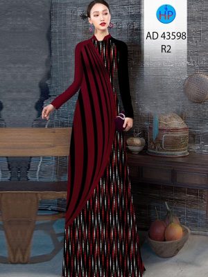 Vải Áo Dài Hoa Văn Độc Đáo AD 43589 22 Vai Ao Dai Hoa Van Doc Dao AD 43589