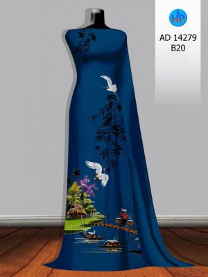 Vải Áo Dài Phong Cảnh Vừa Ra AD 14279 19 Vai Ao Dai Phong Canh Vua Ra AD 14279