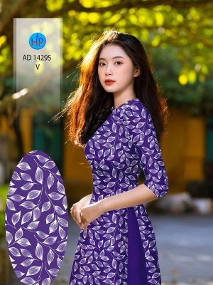 Vải Áo Dài In Hình Lá Vừa Ra AD 14295 28 1709607434 674 Vai Ao Dai In Hinh La Vua Ra AD 14295
