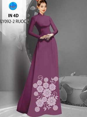 Vải Áo Dài Hoa Chìm In 4D Độc Đáo AD LY092-2 24 1709607885 784 Vai Ao Dai Hoa Chim In 4D Doc Dao AD