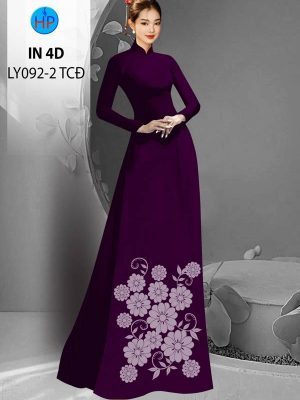 Vải Áo Dài Hoa Chìm In 4D Độc Đáo AD LY092-2 28 1709607885 960 Vai Ao Dai Hoa Chim In 4D Doc Dao AD