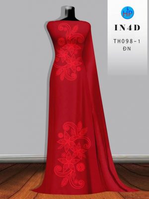 1709709163 491 Vai Ao Dai Hoa In Chim 4D Thiet Ke 2024