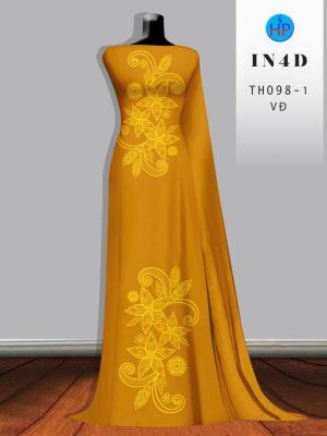 1709709165 155 Vai Ao Dai Hoa In Chim 4D Thiet Ke 2024