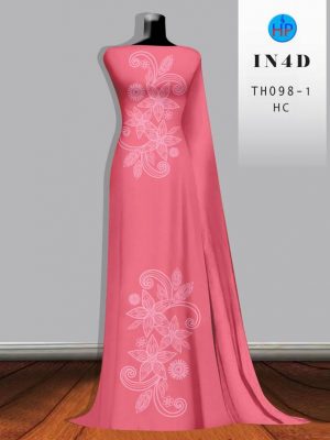 1709709165 728 Vai Ao Dai Hoa In Chim 4D Thiet Ke 2024