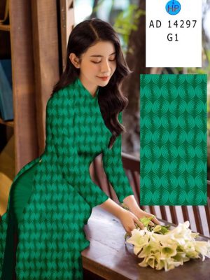1709786692 12 Vai Ao Dai Hoa Van Tron Sang Trong AD 14297
