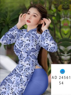 Vải Áo Dài In Hình Lá Thiết Kế 2024 AD 24561 23 1709787647 602 Vai Ao Dai In Hinh La Thiet Ke 2024 AD
