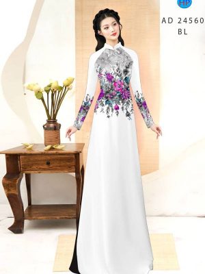 Vải Áo Dài Hoa In 3D Độc Đáo AD 24560 22 1710064681 510 Vai Ao Dai Hoa In 3D Doc Dao AD 24560