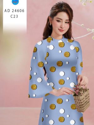 Vải Áo Dài Chấm Bi Vừa Ra AD 24606 23 1710212875 194 Vai Ao Dai Cham Bi Vua Ra AD 24606