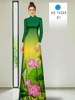 Vải Áo Dài Hoa Sen Độc Đáo AD 14305 21 1710306737 904 Vai Ao Dai Hoa Sen Doc Dao AD 14305