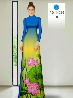 Vải Áo Dài Hoa Sen Độc Đáo AD 14305 25 1710306738 617 Vai Ao Dai Hoa Sen Doc Dao AD 14305
