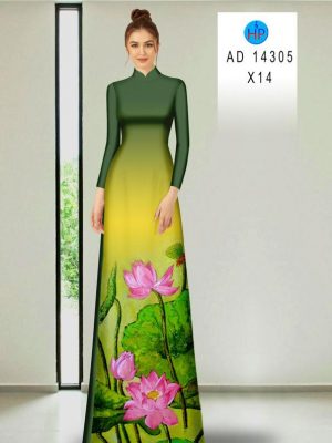Vải Áo Dài Hoa Sen Độc Đáo AD 14305 27 1710306739 98 Vai Ao Dai Hoa Sen Doc Dao AD 14305
