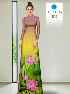 Vải Áo Dài Hoa Sen Độc Đáo AD 14305 31 1710306742 157 Vai Ao Dai Hoa Sen Doc Dao AD 14305