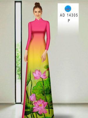 Vải Áo Dài Hoa Sen Độc Đáo AD 14305 33 1710306742 448 Vai Ao Dai Hoa Sen Doc Dao AD 14305