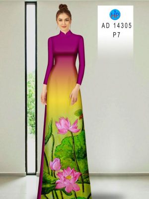 Vải Áo Dài Hoa Sen Độc Đáo AD 14305 34 1710306743 110 Vai Ao Dai Hoa Sen Doc Dao AD 14305