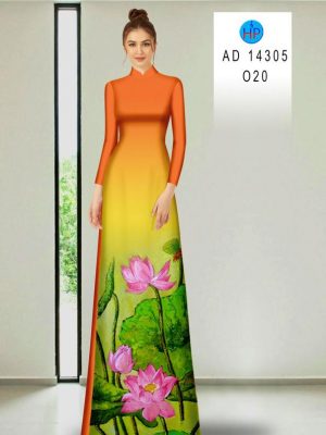 Vải Áo Dài Hoa Sen Độc Đáo AD 14305 35 1710306743 7 Vai Ao Dai Hoa Sen Doc Dao AD 14305