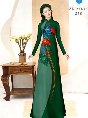 Vải Áo Dài In Hình Lá Vừa Ra AD 24613 25 1710469650 368 Vai Ao Dai In Hinh La Vua Ra AD 24613