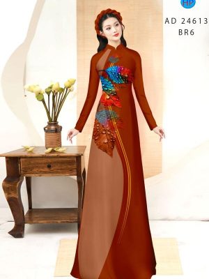 Vải Áo Dài In Hình Lá Vừa Ra AD 24613 28 1710469651 318 Vai Ao Dai In Hinh La Vua Ra AD 24613