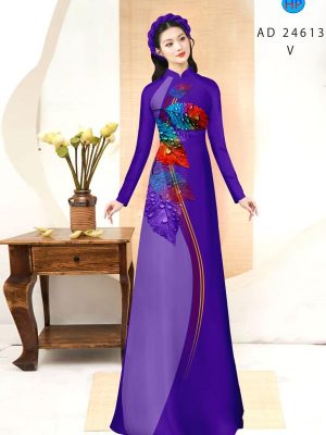 Vải Áo Dài In Hình Lá Vừa Ra AD 24613 34 1710469653 898 Vai Ao Dai In Hinh La Vua Ra AD 24613