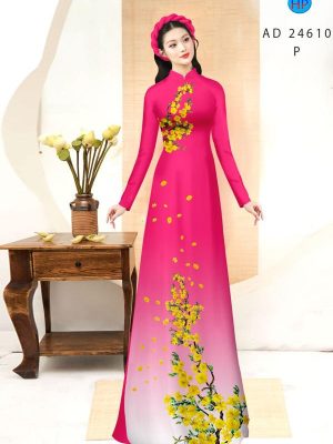 1710726704 59 Vai Ao Dai Hoa Mai Doc Dao AD 24610
