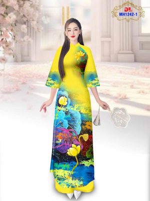 Vải Áo Dài Hoa Sen Độc Đáo AD MH1242 13 1710727093 418 Vai Ao Dai Hoa Sen Doc Dao AD MH1242