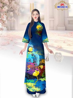 Vải Áo Dài Hoa Sen Độc Đáo AD MH1242 16 1710727094 147 Vai Ao Dai Hoa Sen Doc Dao AD MH1242