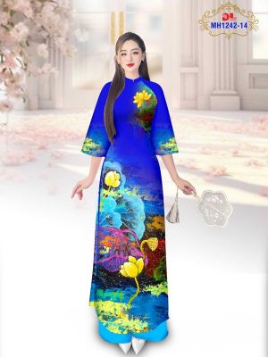 Vải Áo Dài Hoa Sen Độc Đáo AD MH1242 15 1710727094 272 Vai Ao Dai Hoa Sen Doc Dao AD MH1242