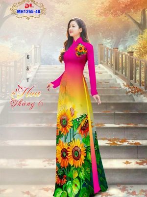 Vải Áo Dài Hoa Hướng Dương Thu Hút AD MH1265 39 1710729383 135 Vai Ao Dai Hoa Huong Duong Thu Hut AD MH1265