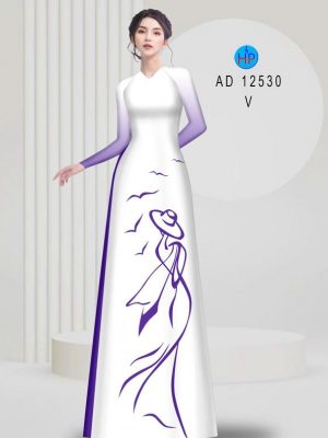 Vải Áo Dài Hình Cô Gái Kiểu Mới AD 12530-2 23 1710898878 96 Vai Ao Dai Hinh Co Gai Kieu Moi AD 12530 2