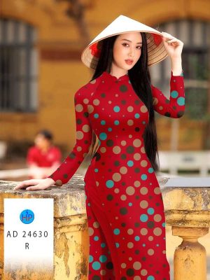 1711201464 190 Vai Ao Dai Cham Bi Moi Ra AD 24630