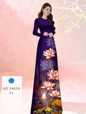 1711510029 125 Vai Ao Dai Hoa Sen Sang Trong AD 24639