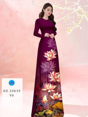 1711510029 245 Vai Ao Dai Hoa Sen Sang Trong AD 24639