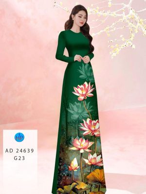 1711510030 701 Vai Ao Dai Hoa Sen Sang Trong AD 24639