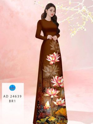 1711510031 152 Vai Ao Dai Hoa Sen Sang Trong AD 24639
