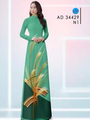 Vải Áo Dài Hình Bông Lúa Kiểu Mới AD 34429 25 1711603976 159 Vai Ao Dai Hinh Bong Lua Kieu Moi AD 34429
