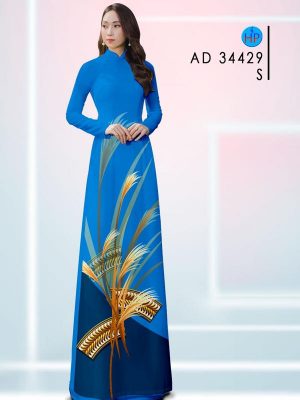 Vải Áo Dài Hình Bông Lúa Kiểu Mới AD 34429 34 1711603979 595 Vai Ao Dai Hinh Bong Lua Kieu Moi AD 34429