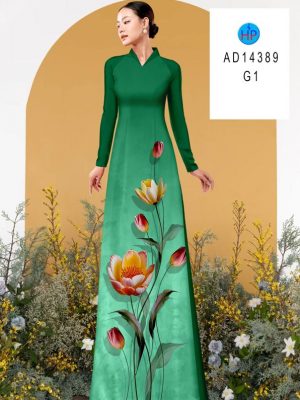 1711708993 61 Vai Ao Dai Hoa Tulip Sang Trong AD 14389