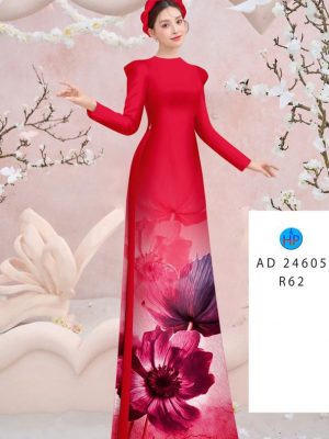 Vải Áo Dài Hoa In 3D Độc Đáo AD 24605 19 Vai Ao Dai Hoa In 3D Doc Dao AD 24605