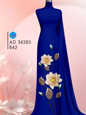 Vải Áo Dài Hoa In 3D Mới Ra AD 34383 19 Vai Ao Dai Hoa In 3D Moi Ra AD 34383