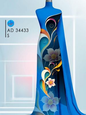 Vải Áo Dài Hoa In 3D Mới Ra AD 34433 19 Vai Ao Dai Hoa In 3D Moi Ra AD 34433
