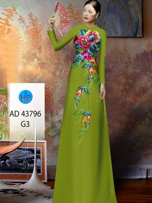 Vải Áo Dài Hoa In 3D Mới Ra AD 43796 19 Vai Ao Dai Hoa In 3D Moi Ra AD 43796