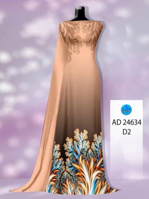 Vải Áo Dài Hoa In 3D Sang Trọng AD 24634 19 Vai Ao Dai Hoa In 3D Sang Trong AD 24634