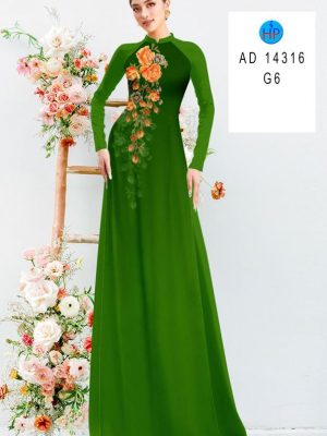 Vải Áo Dài Hoa In 3D Thu Hút AD 14316 19 Vai Ao Dai Hoa In 3D Thu Hut AD 14316