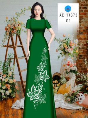Vải Áo Dài Hoa In 3D Thu Hút AD 14375 19 Vai Ao Dai Hoa In 3D Thu Hut AD 14375