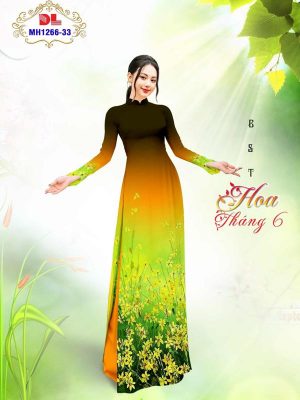 Vải Áo Dài Hoa In 3D Thu Hút AD MH1266 22 Vai Ao Dai Hoa In 3D Thu Hut AD MH1266