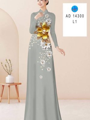 Vải Áo Dài Hoa In 3D Vừa Ra AD 14300 19 Vai Ao Dai Hoa In 3D Vua Ra AD 14300