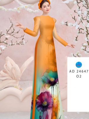 Vải Áo Dài Hoa In 3D Vừa Ra AD 24647 19 Vai Ao Dai Hoa In 3D Vua Ra AD 24647