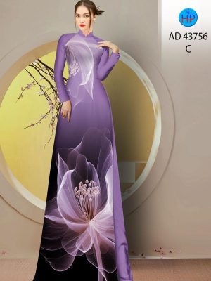 Vải Áo Dài Hoa In 3D Vừa Ra AD 43756 19 Vai Ao Dai Hoa In 3D Vua Ra AD 43756